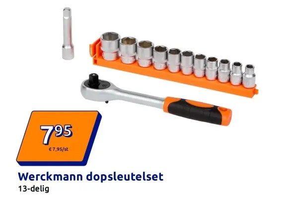 Aanbieding: Werckmann dopsleutelset