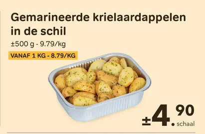 Promotie: Gemarineerde krielaardappelen in de schil