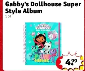 Aanbieding: Gabby's Dollhouse Super Style Album