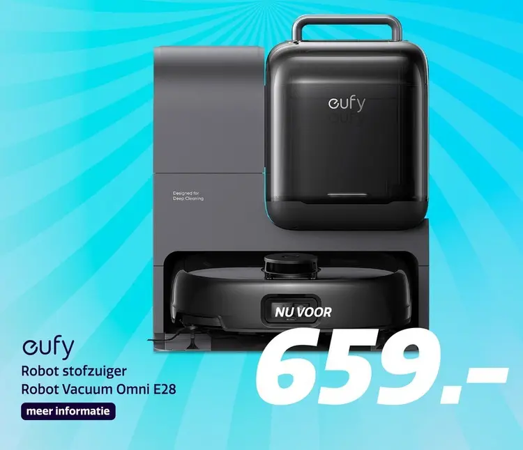 Aanbieding: Eufy Robot Vacuum Omni E28