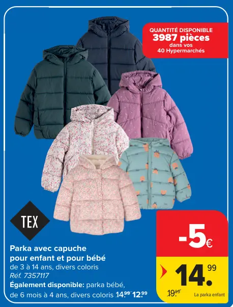 Offre: Parka avec capuche