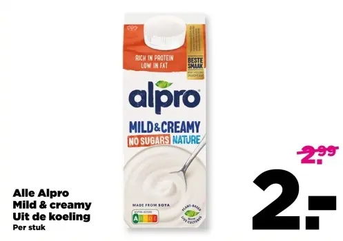 Aanbieding: Mild & creamy uit de koeling
