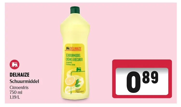Promotie: Delhaize Schuurmiddel Citroenfris