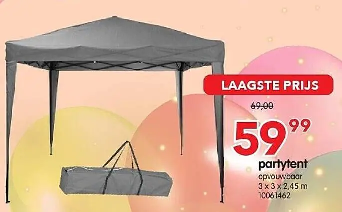 Promotie: partytent