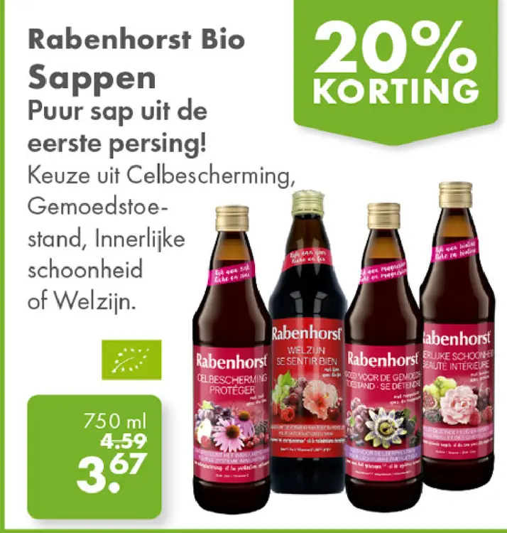 Aanbieding: Bio Sappen