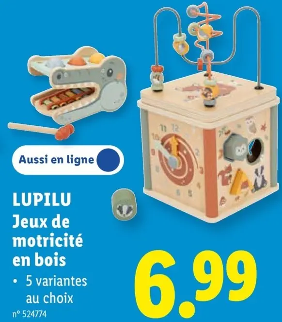Offre: Jeux de motricité en bois