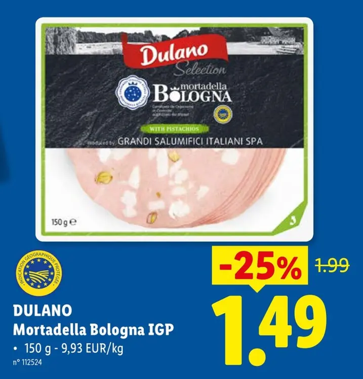 Offre: Mortadella Bologna IGP