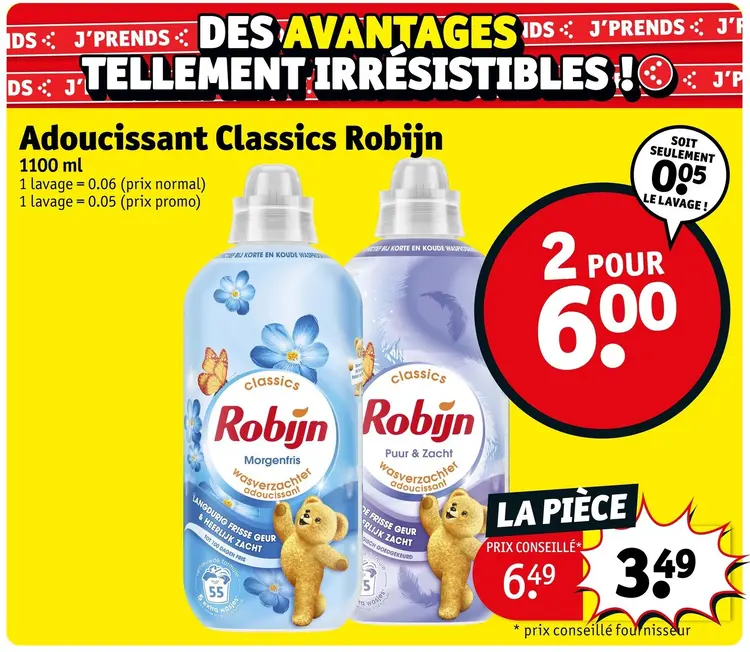 Offre: Adoucissant Classics