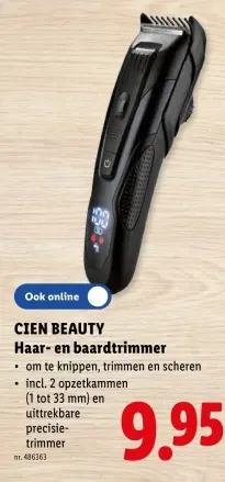 Promotie: Haar- en baardtrimmer