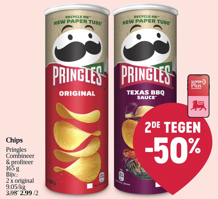 Promotie: Pringles Original & Texas BBQ Sauce