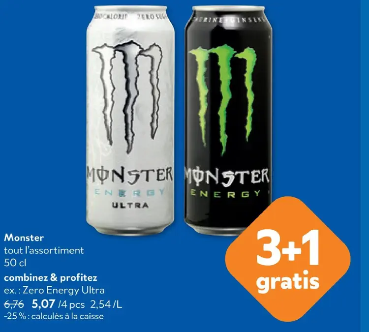 Offre: Boisson énergisante