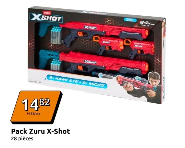 Offre: Pack Zuru X-Shot