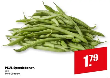 Aanbieding: PLUS Sperziebonen