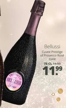 Aanbieding: Bellussi Cuvee Prestige of Prosecco Rosé