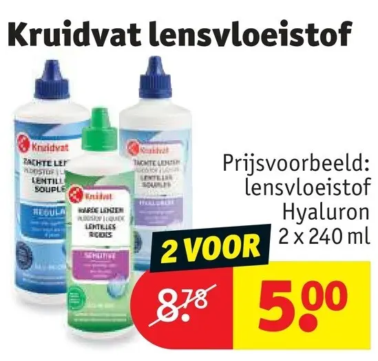 Aanbieding: Lensvloeistof