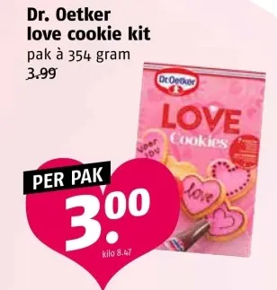 Aanbieding: Love cookie kit