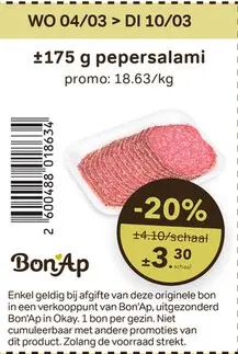 Promotie: Pepersalami