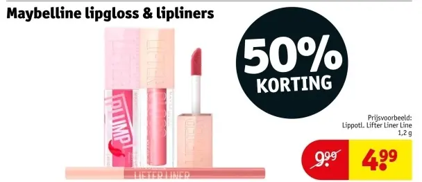 Aanbieding: lipgloss & lipliners