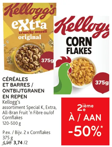 Offre: Céréales Et Barres