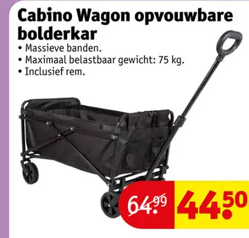 Aanbieding: Cabino Wagon opvouwbare bolderkar