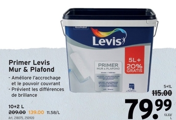 Offre: Primer Levis Mur & Plafond