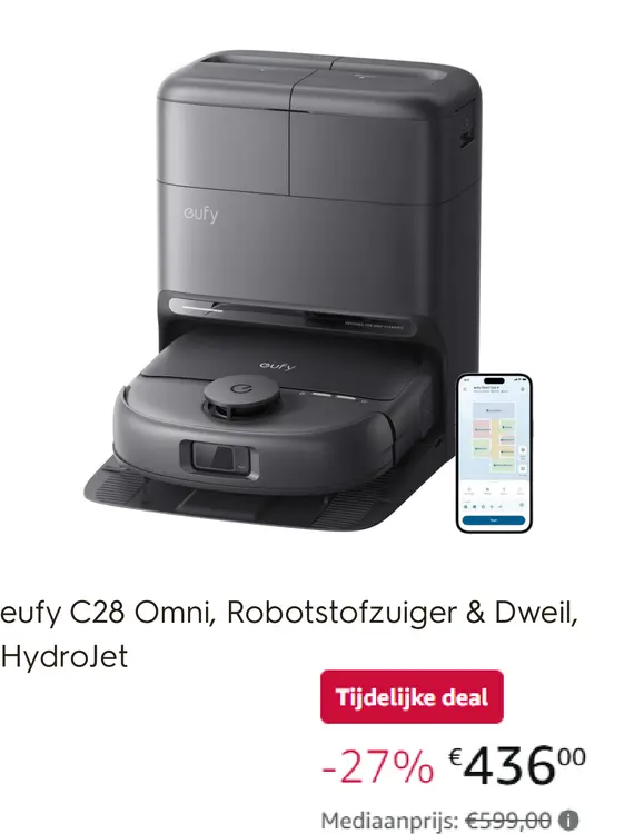 Aanbieding: eufy X10 Pro Omni