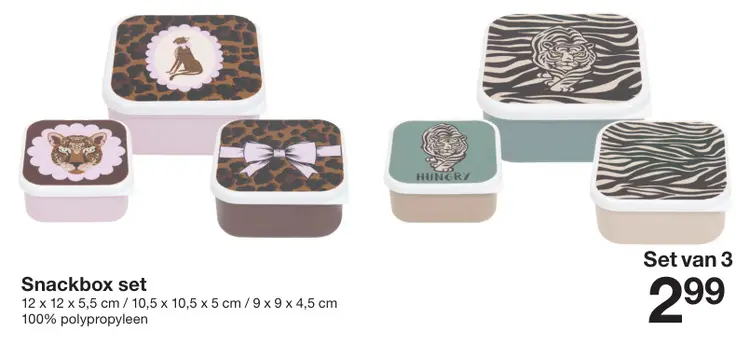 Promotie: Snackbox set
