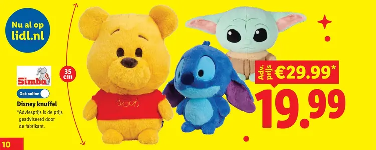 Aanbieding: Disney knuffel