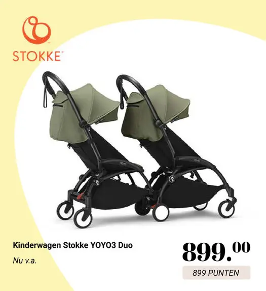 Aanbieding: Kinderwagen Stokke YOYO3 Duo