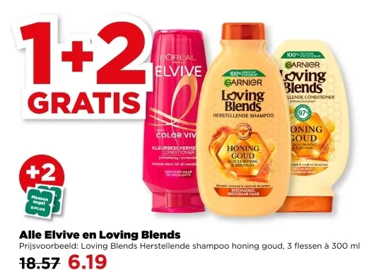 Aanbieding: Elvive en Loving Blends