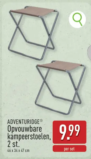 Promotie: Opvouwbare kampeerstoelen