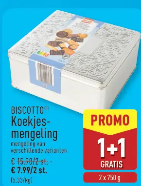 Promotie: Biscotto Koekjesmengeling