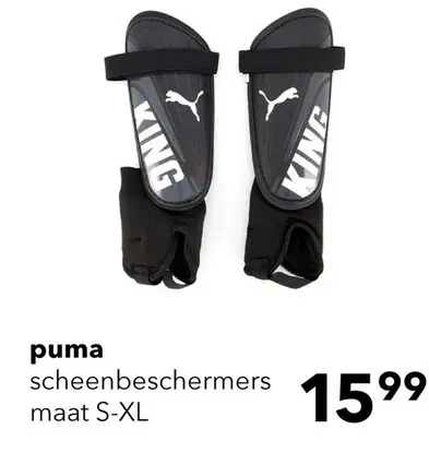 Aanbieding: Puma King Ankle scheenbeschermers zwart