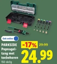 Aanbieding: Popnageltang met toebehoren