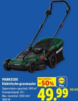 Aanbieding: Elektrische grasmaaier