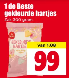 Aanbieding: gekleurde hartjes