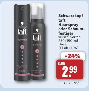 Aanbieding: Haarspray oder Schaumfestiger