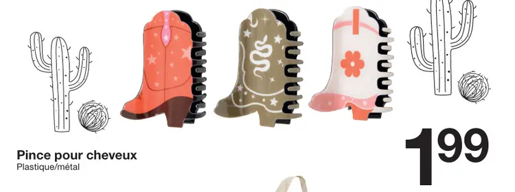 Offre: Pince pour cheveux