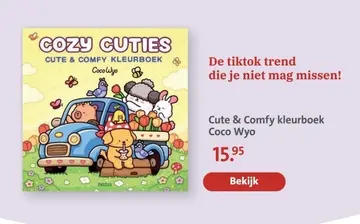 Aanbieding: COZY CUTIES CUTE & COMFY KLEURBOEK