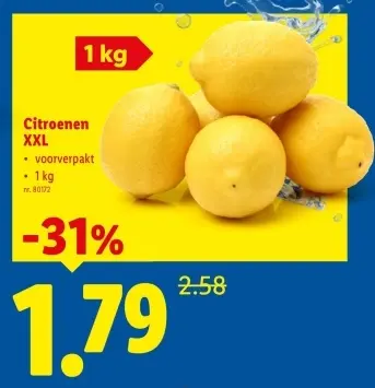 Promotie: Citroenen XXL