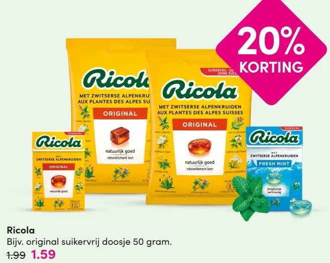 Aanbieding: Ricola