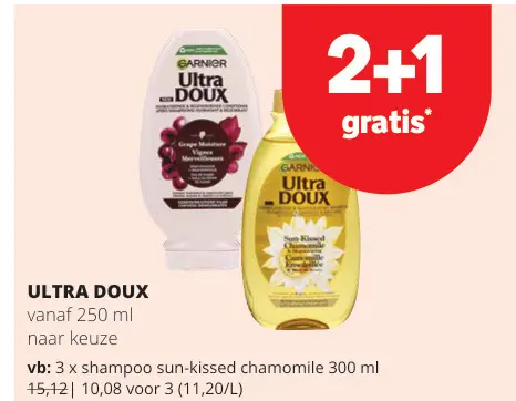 Promotie: Ultra doux