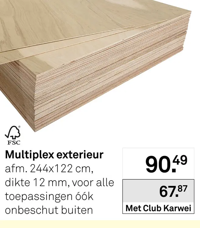 Aanbieding: Multiplex exterieur