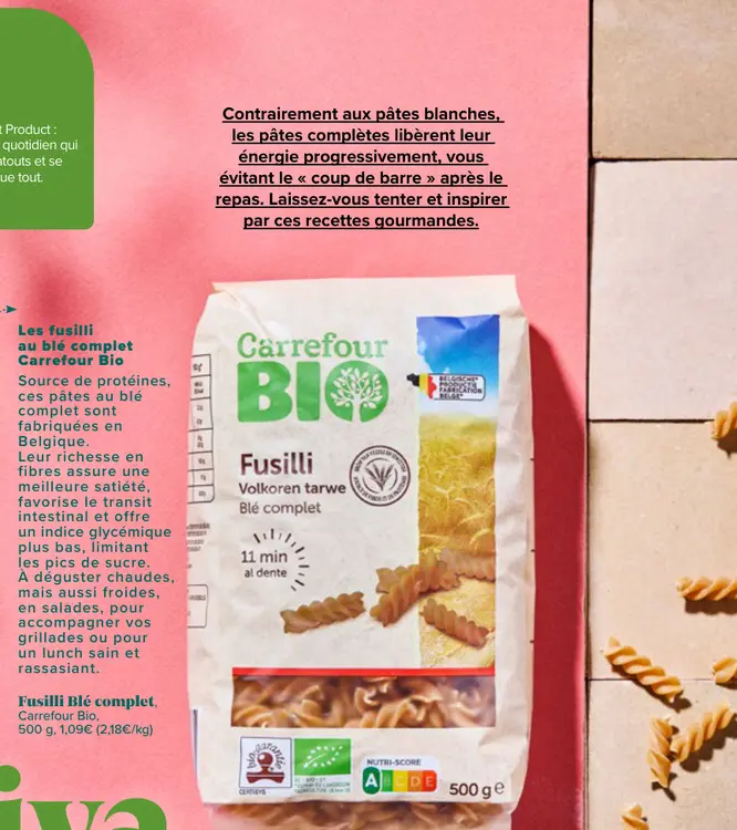 Offre: Fusilli Blé complet