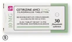 Aanbieding: DA cetirizine 10 mg 30 tabletten