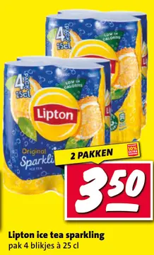 Aanbieding: Lipton ice tea sparkling