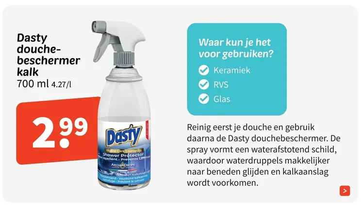 Promotie: Douchebeschermer kalk