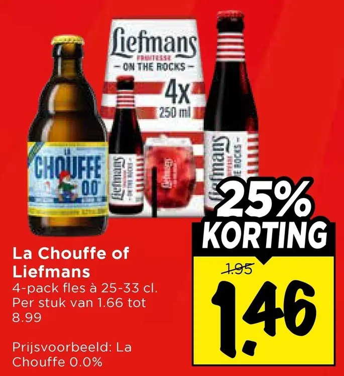 Aanbieding: La Chouffe or Liefmans