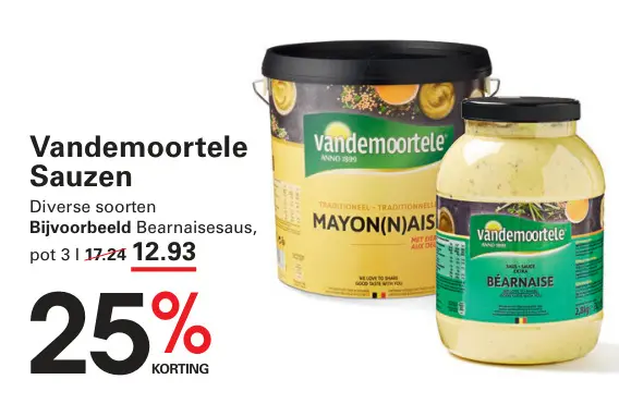 Aanbieding: Vandemoortele Sauzen