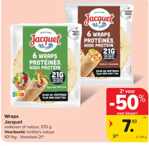 Promotie: Wraps